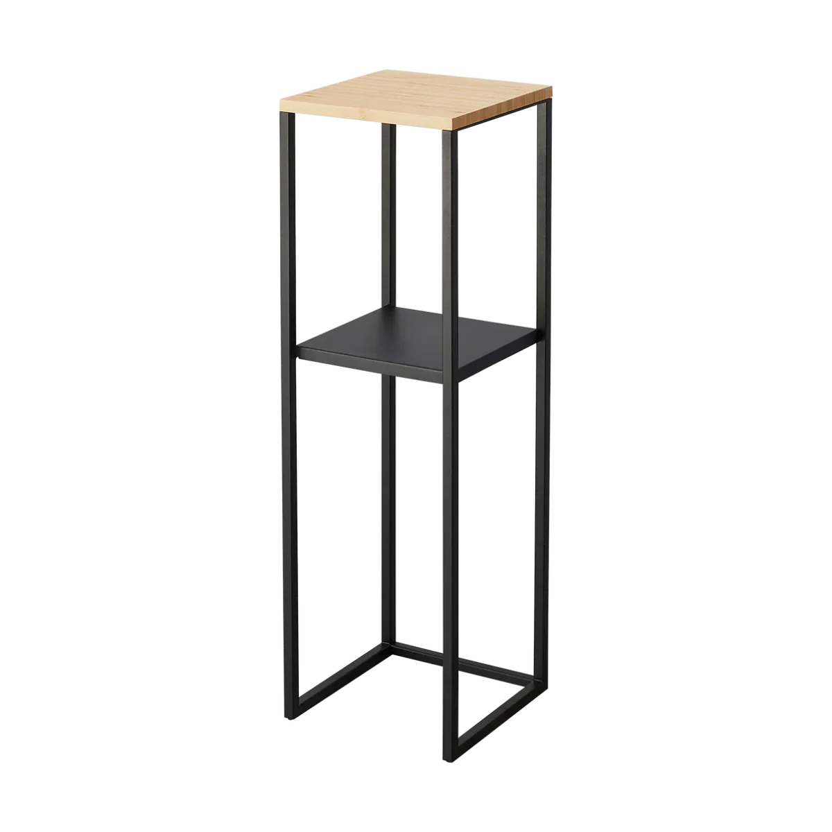 Ellure Decor Two-Tier Steel & Wood Shelf Riser - Image 1
