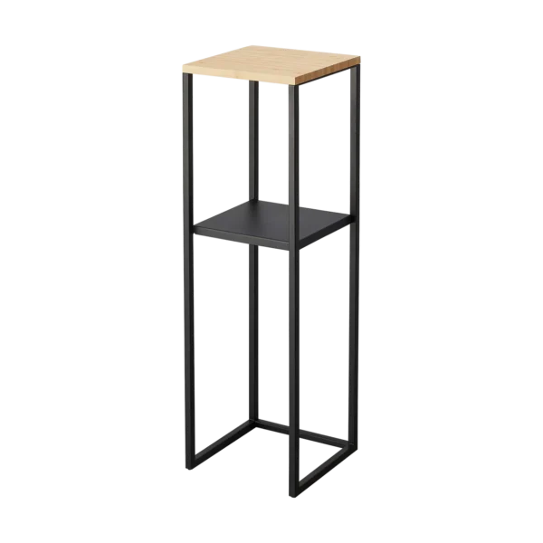 Ellure Decor Two-Tier Steel & Wood Shelf Riser