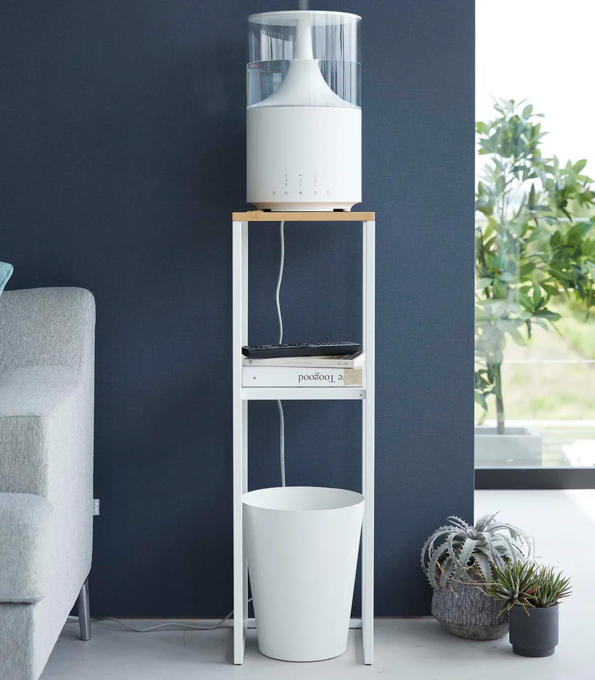 Ellure Decor Two-Tier Steel & Wood Shelf Riser - Image 2