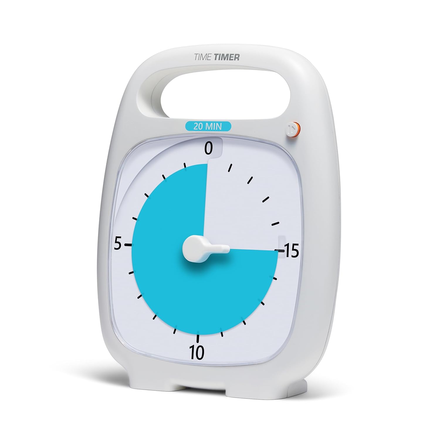 61FO0mGo3JL._SL1500_ Time Timer PLUS 20-Minute Visual Desk Timer with Handle (Silent, Portable) - Image 1