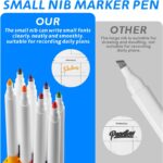 Dry Erase Calendar Whiteboard, 17" x 13" Magnetic Whiteboard & Cork Board Combo with Accessories – Black - Image 4