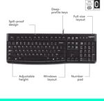 Logitech K120 Wired USB Full-Size Keyboard – Spill-Resistant, Carbon-Neutral - Image 8