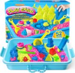 ESSENSON Sensory Bin – 52-Piece Play Sand Kit with 3 lbs Magical Sand (Construction-Themed) - Image 6
