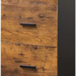 DEVAISE 3-Drawer Rolling File Cabinet with Lock – Wood Filing Cabinet with Casters