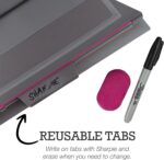 Samsill Cascading Wall File Organizer – 6 Removable Hanging Poly Folders / Command Center - Image 6