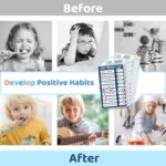 Upgraded Slider 3-in-1 Bedtime / Morning / Daily Routine Chart for Kids – Magnetic Chore & Visual Schedule Board with 99 Stickers - Image 8