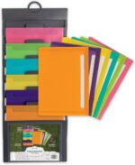 Samsill Cascading Wall File Organizer – 6 Removable Hanging Poly Folders / Command Center - Image 2
