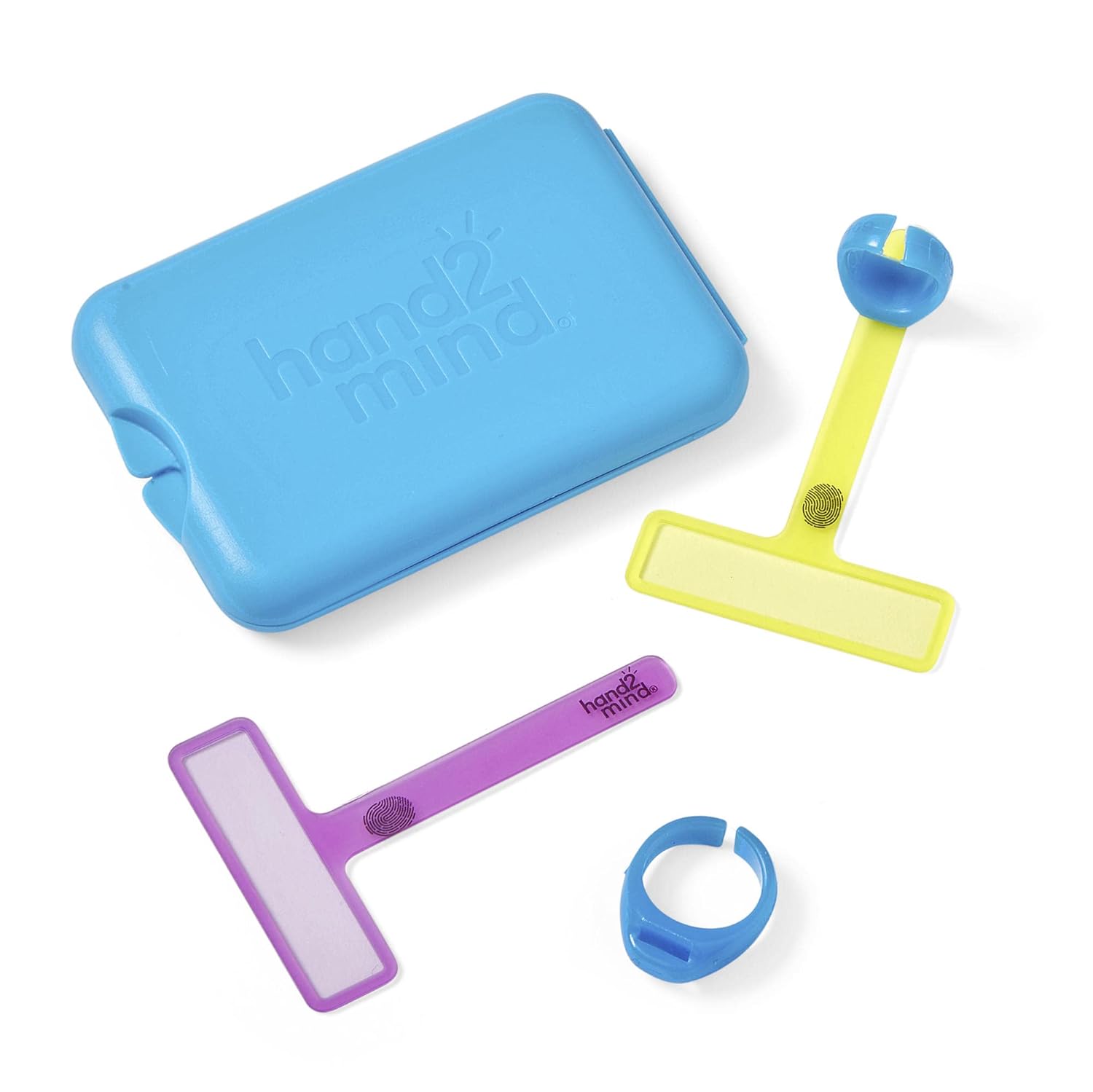 Hand2Mind Finger Focus Highlighter to Go - Dyslexia & ADHD Tools for Kids - Guided Reading Pointers (1 Pack)